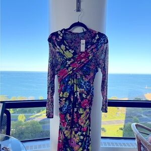 Floral Long Sleeve Dress
